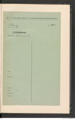 k.k. naturhistorisches Hofmuseum, Index Intendanzakten 1912, Seite 83